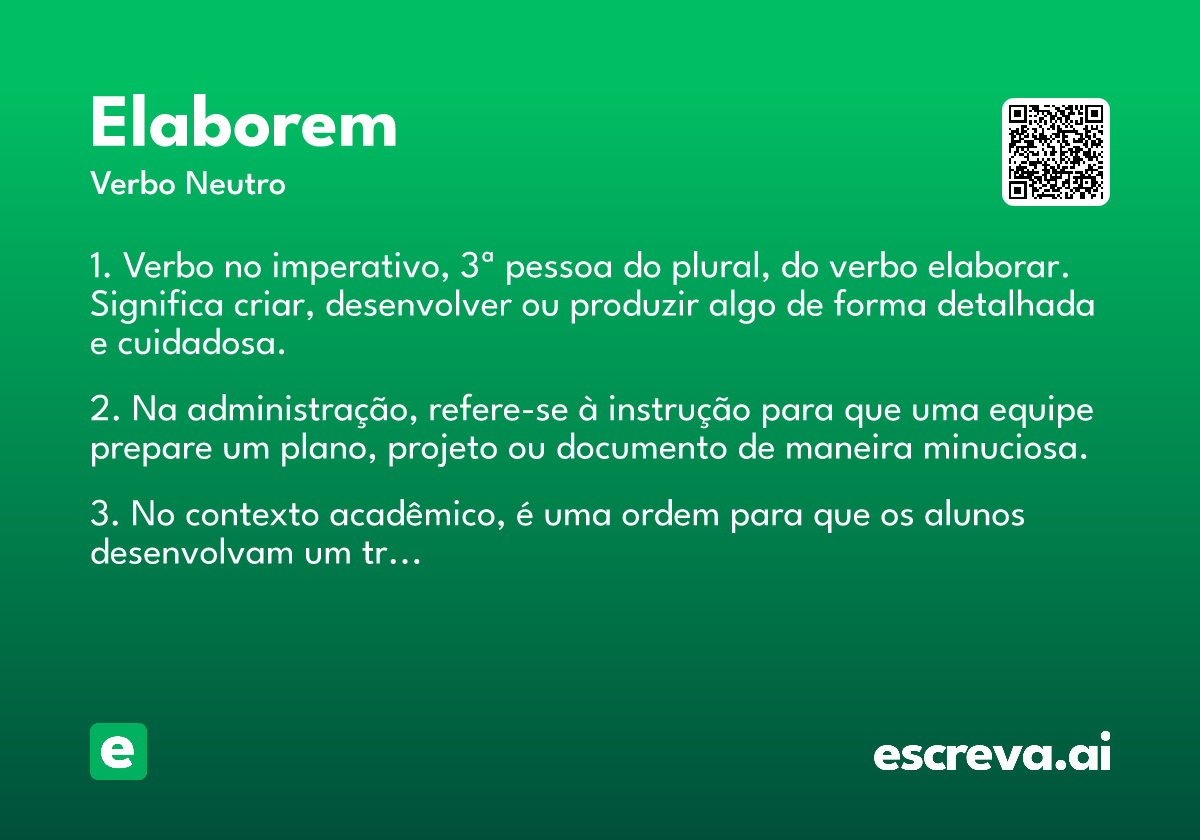 elaborem