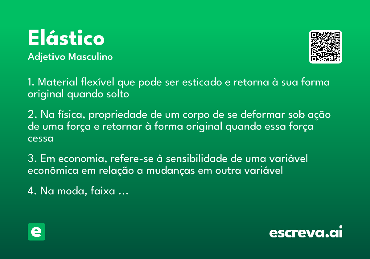 elástico