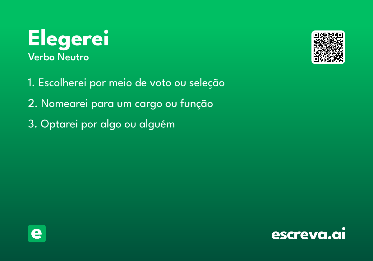 elegerei
