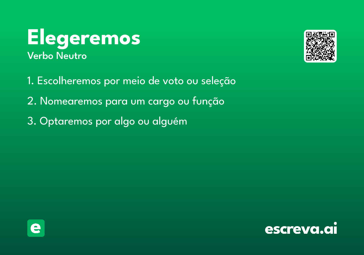 elegeremos