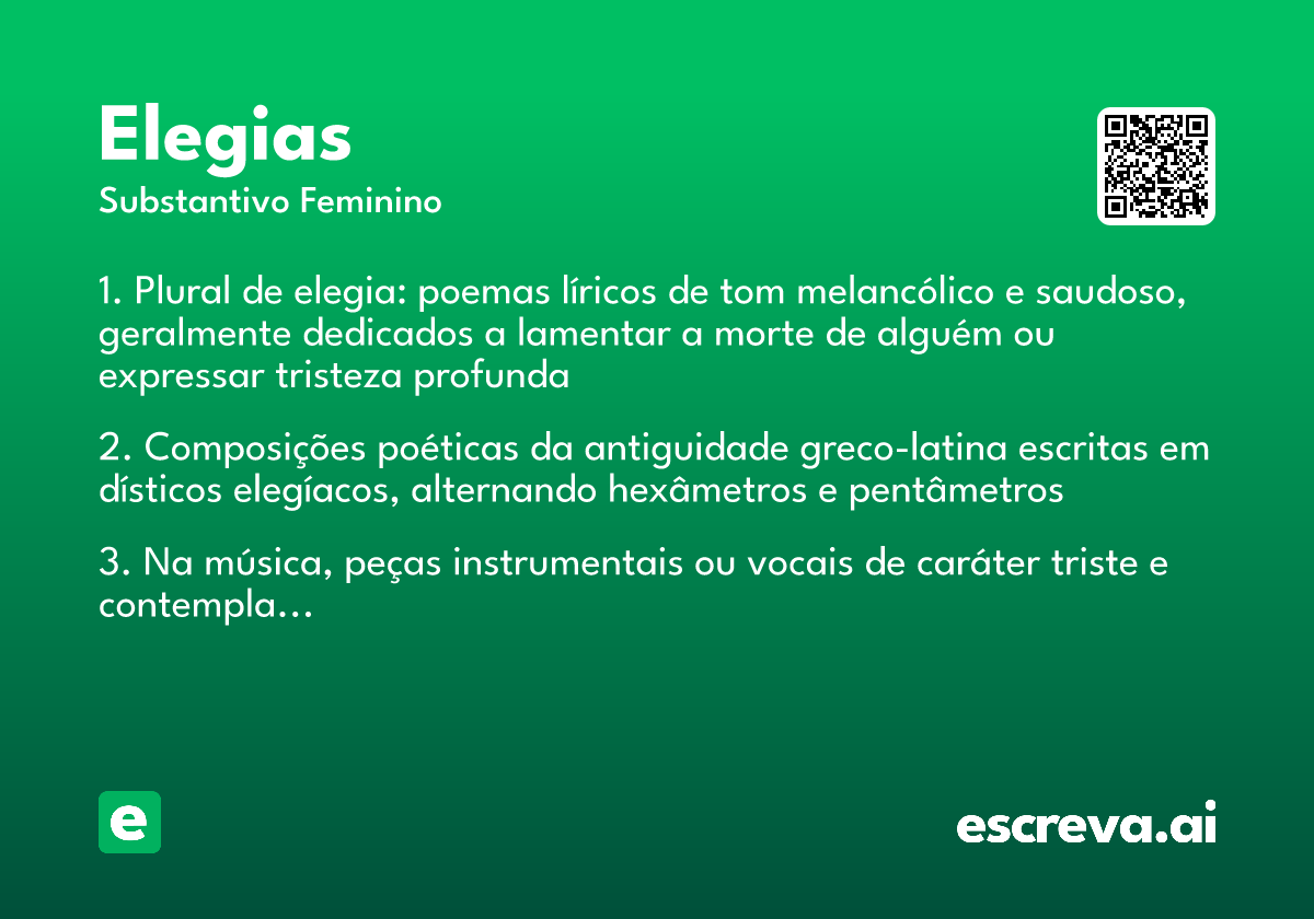 elegias