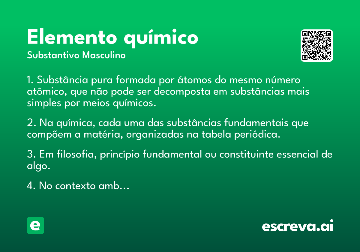 elemento químico