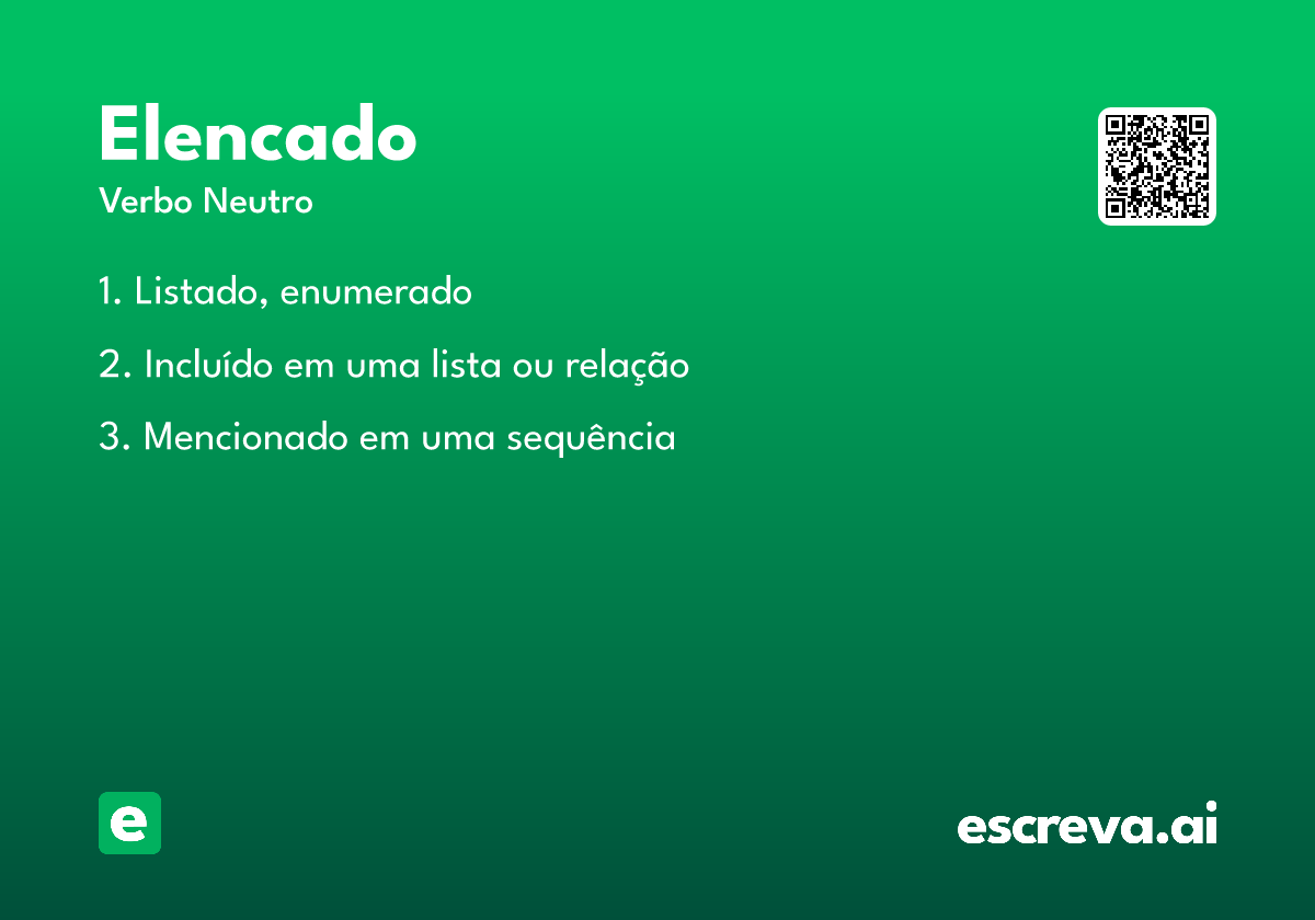 elencado