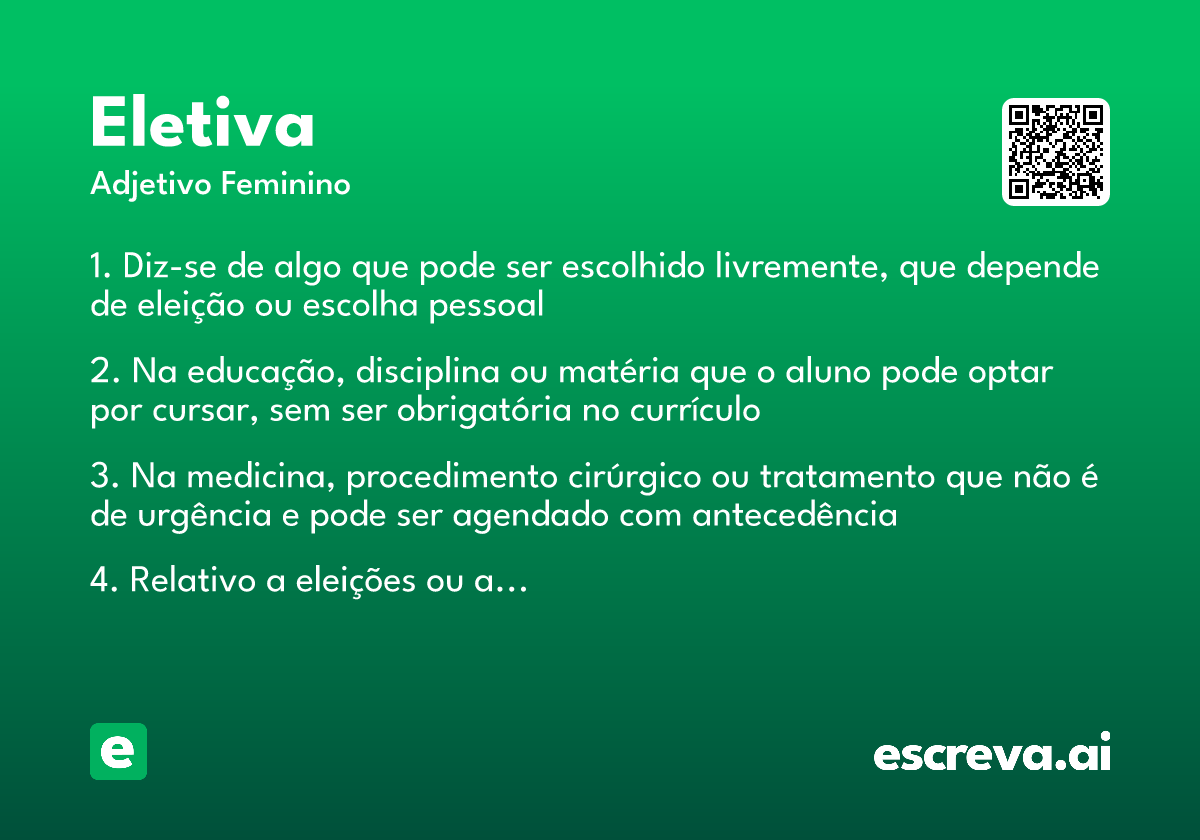 eletiva