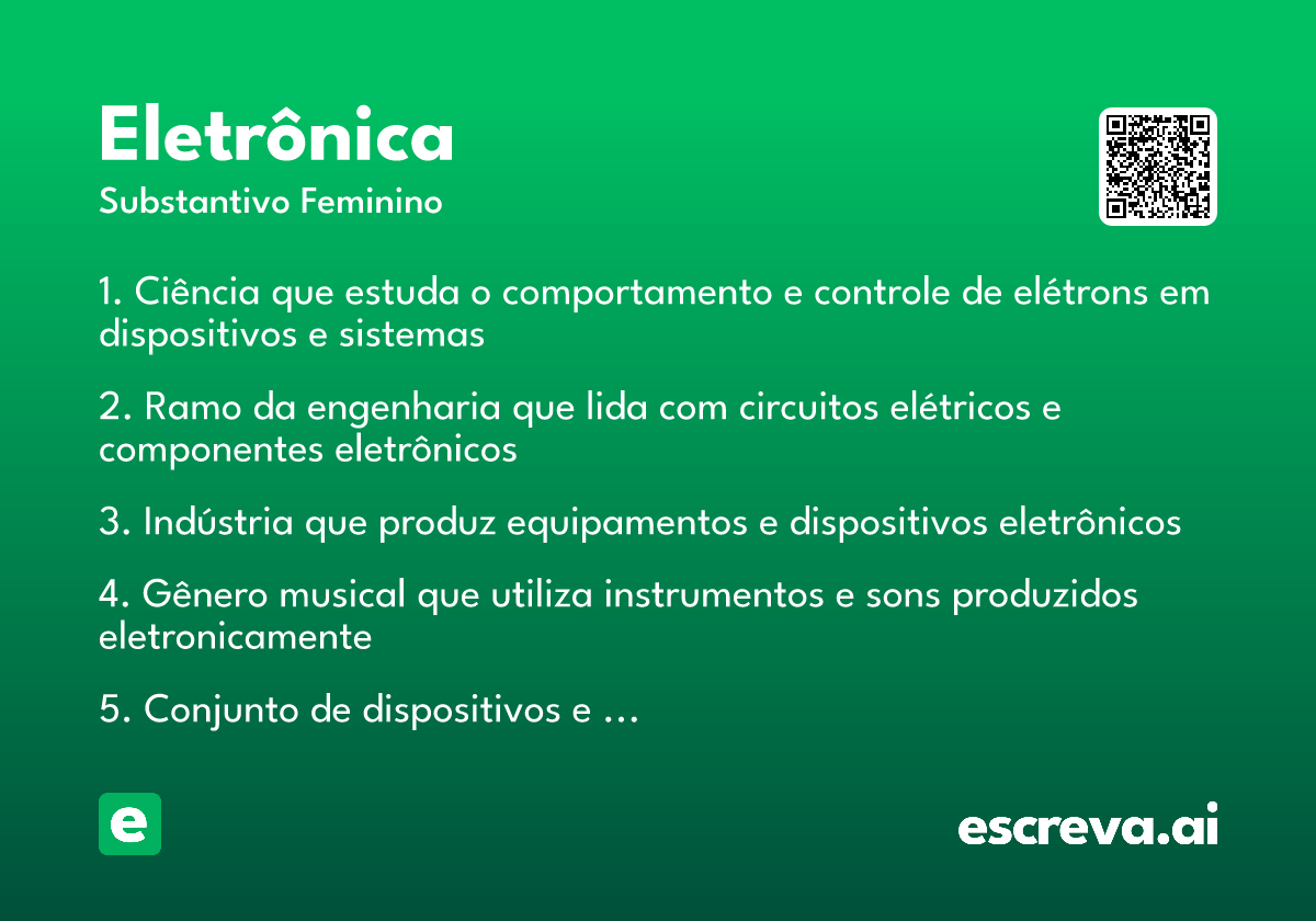 eletrônica