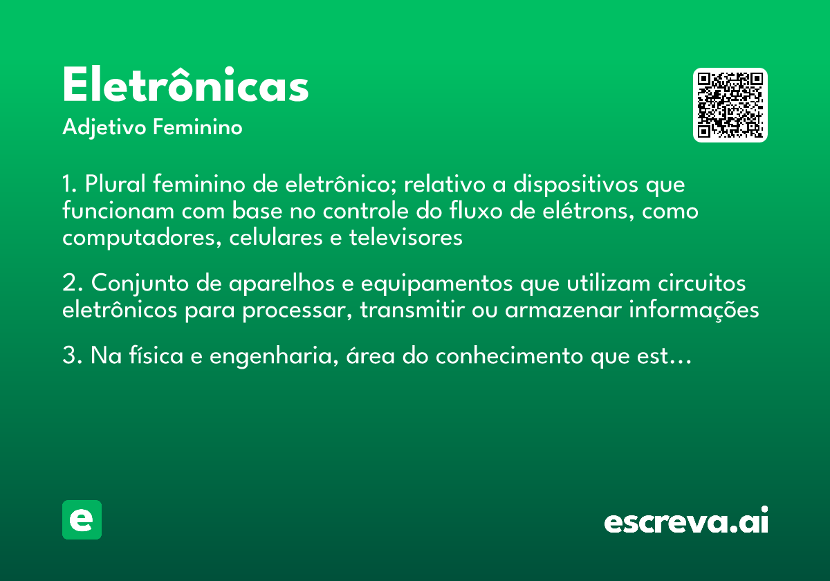 eletrônicas