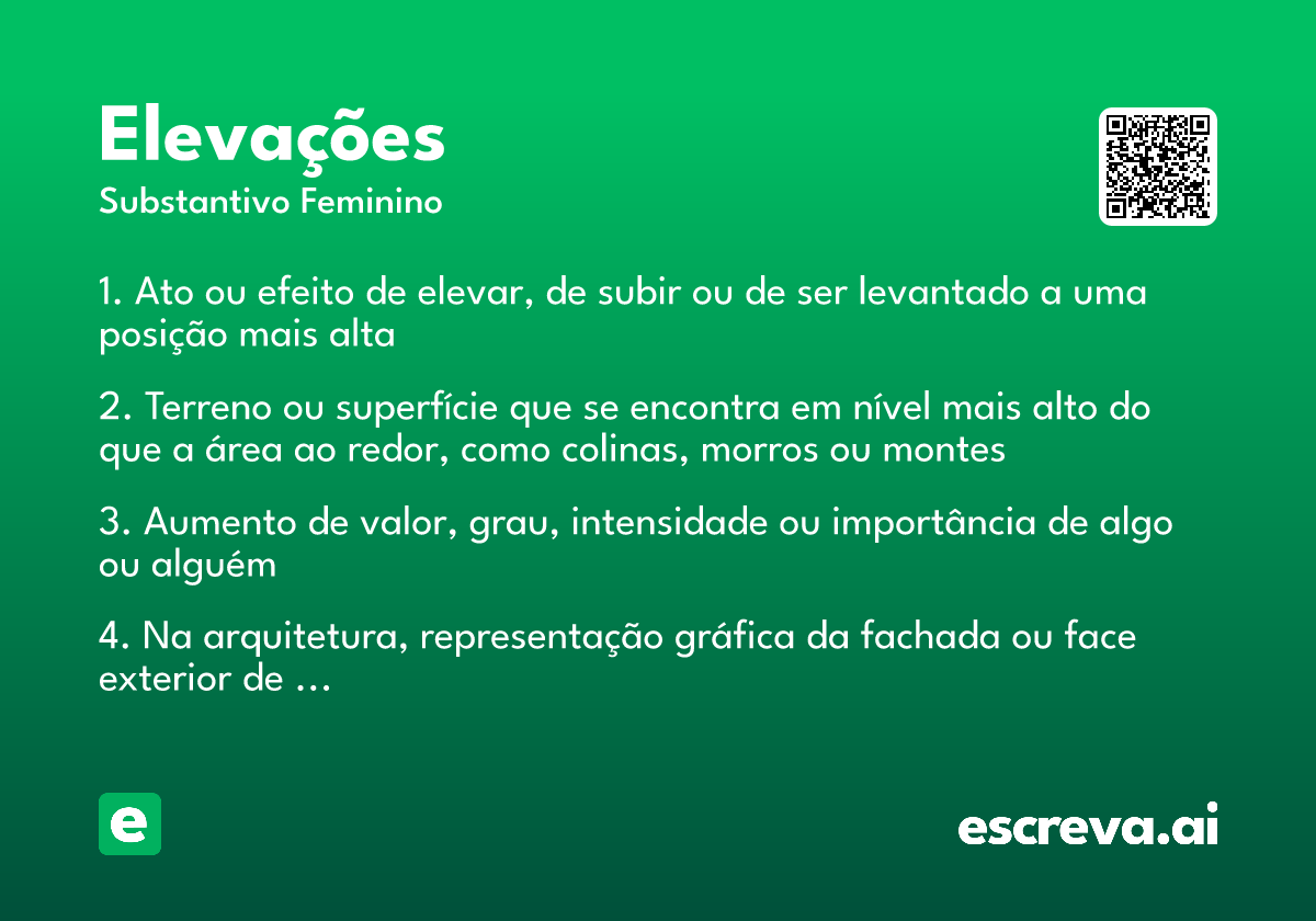 elevações