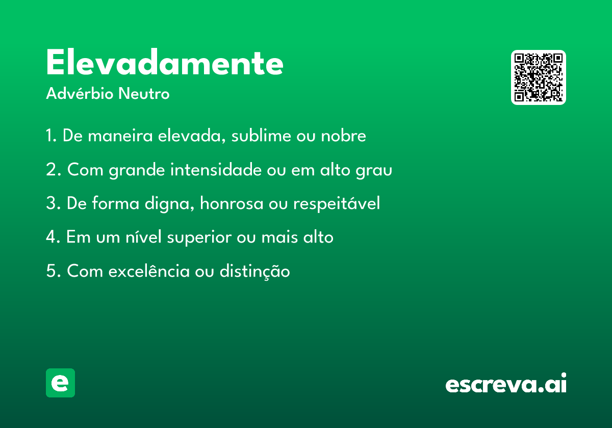 elevadamente