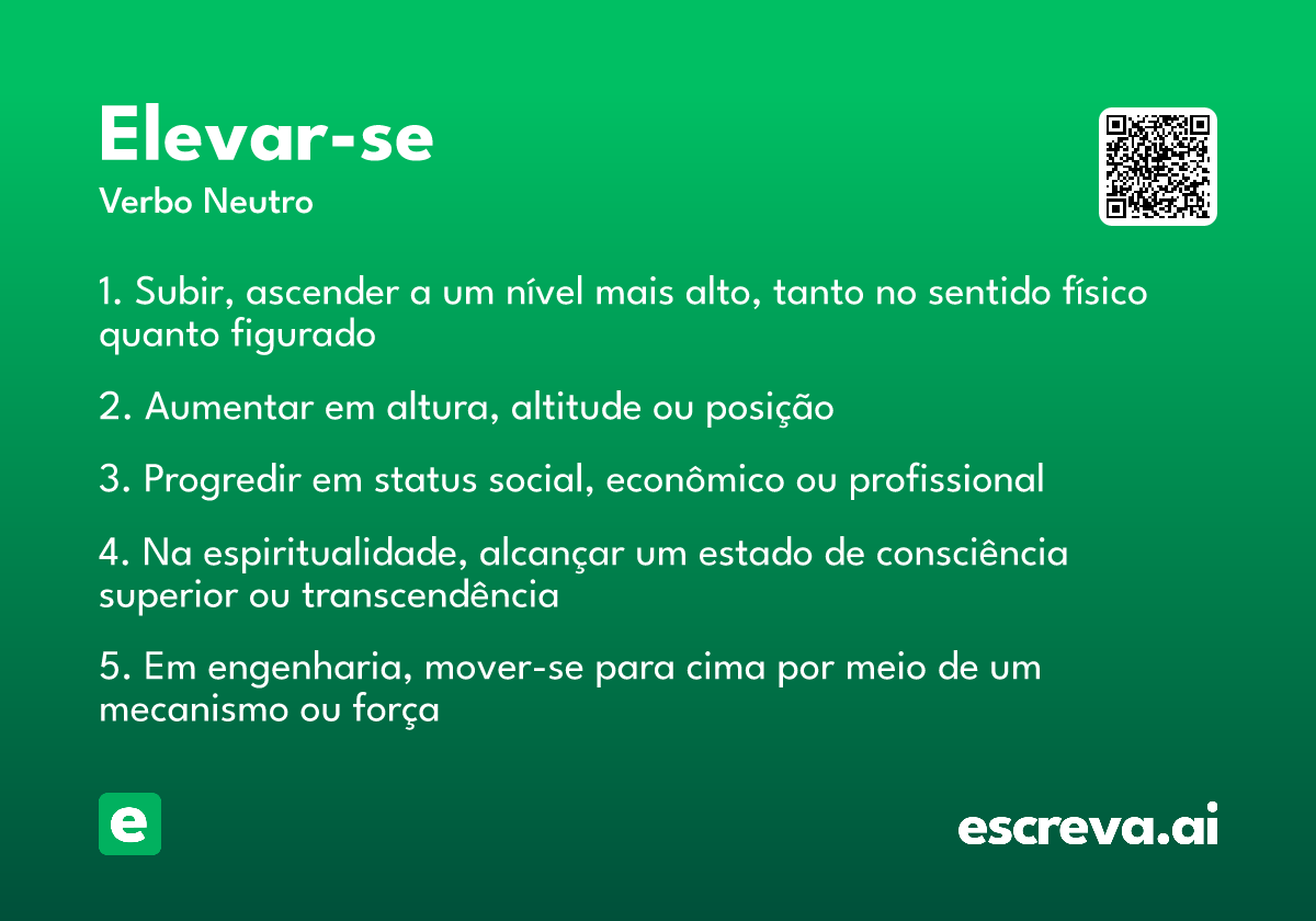 elevar-se