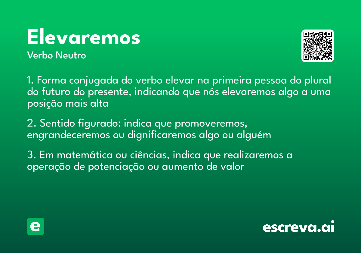 elevaremos
