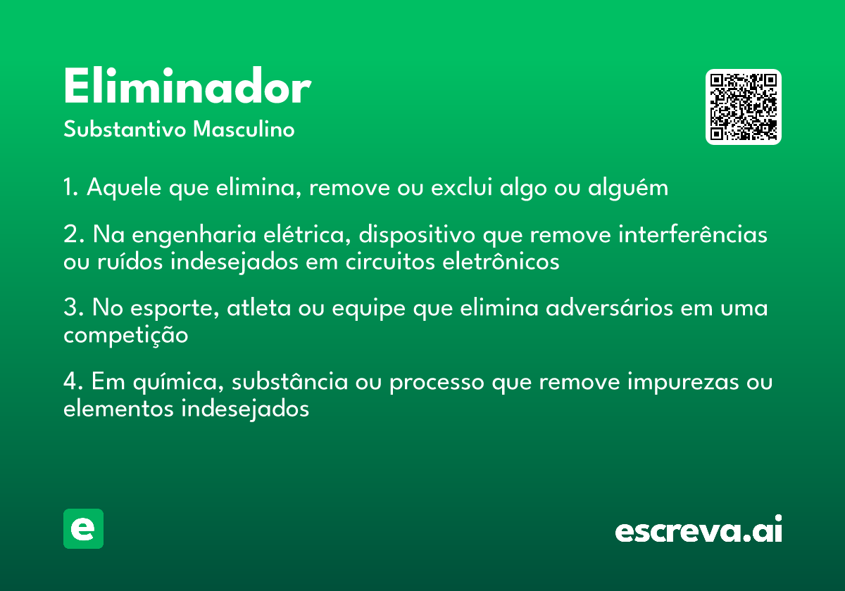 eliminador