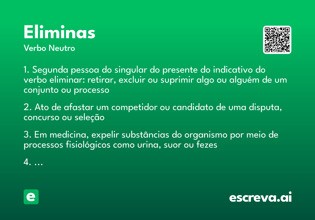 eliminas