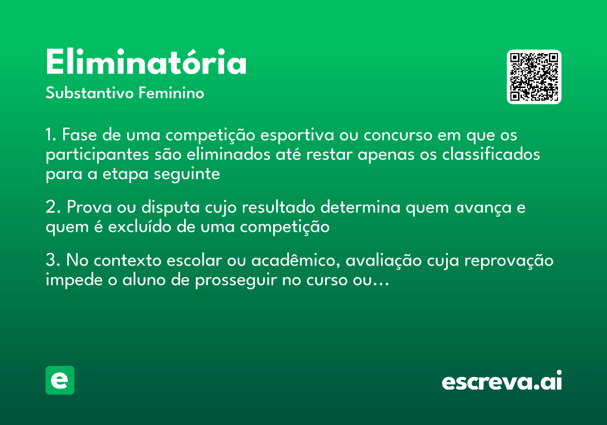 eliminatória