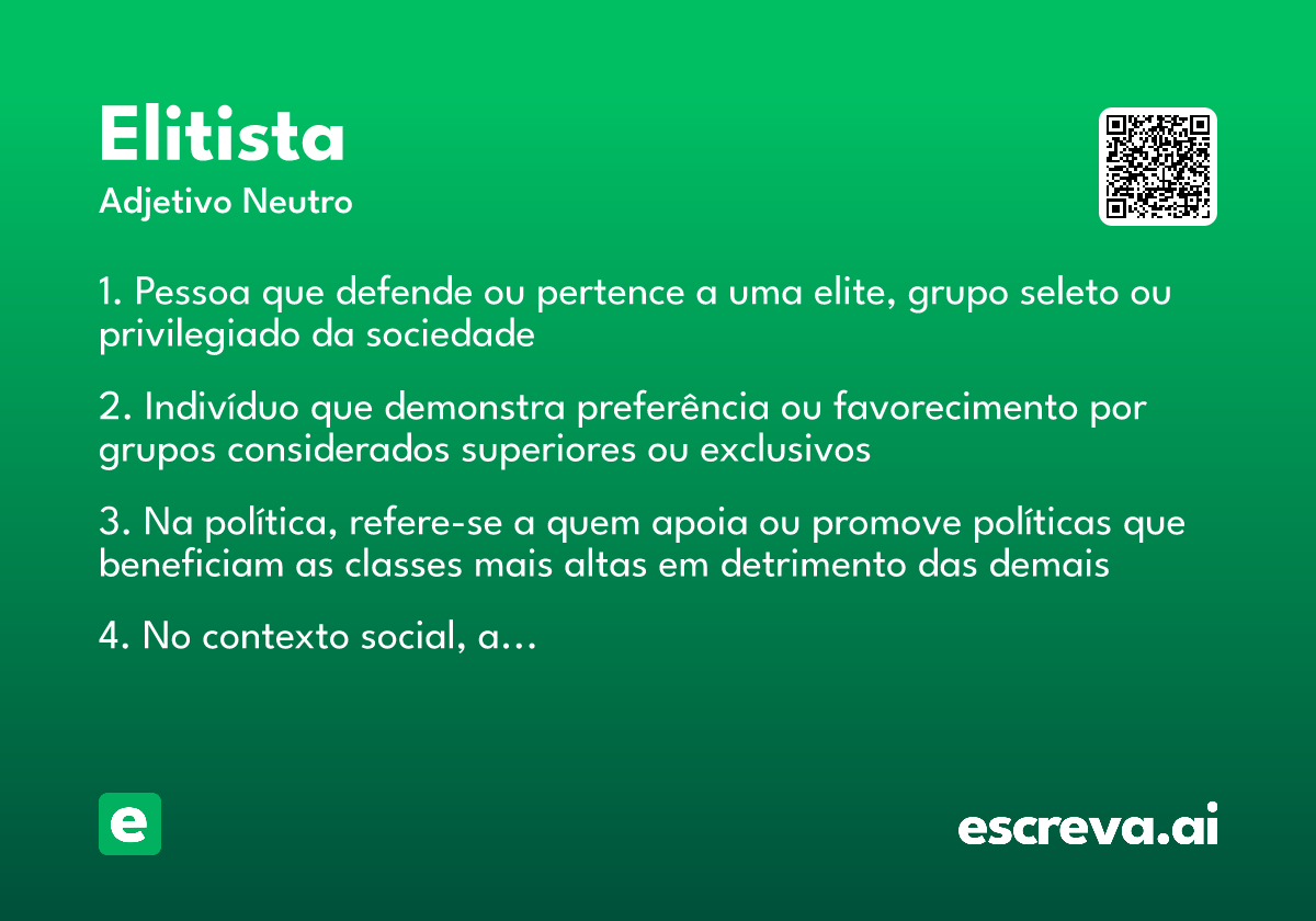 elitista