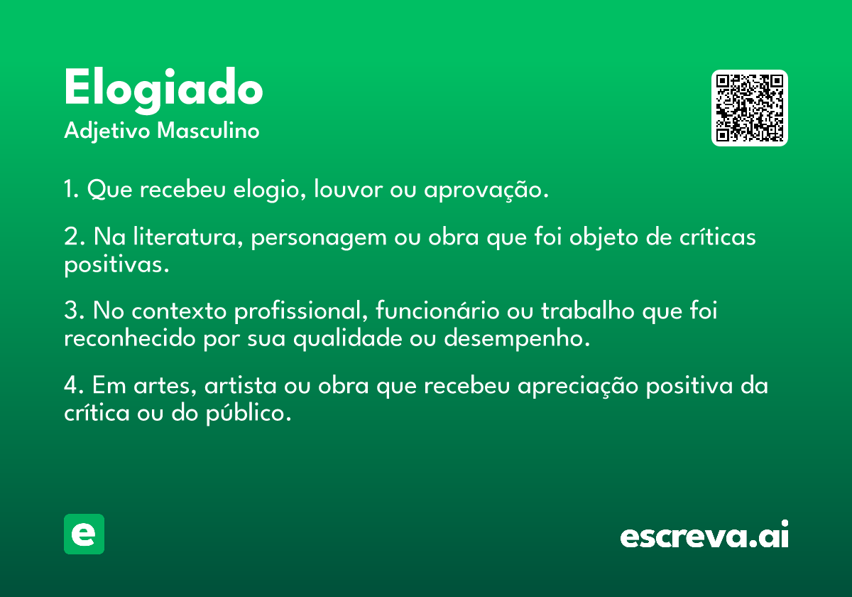 elogiado