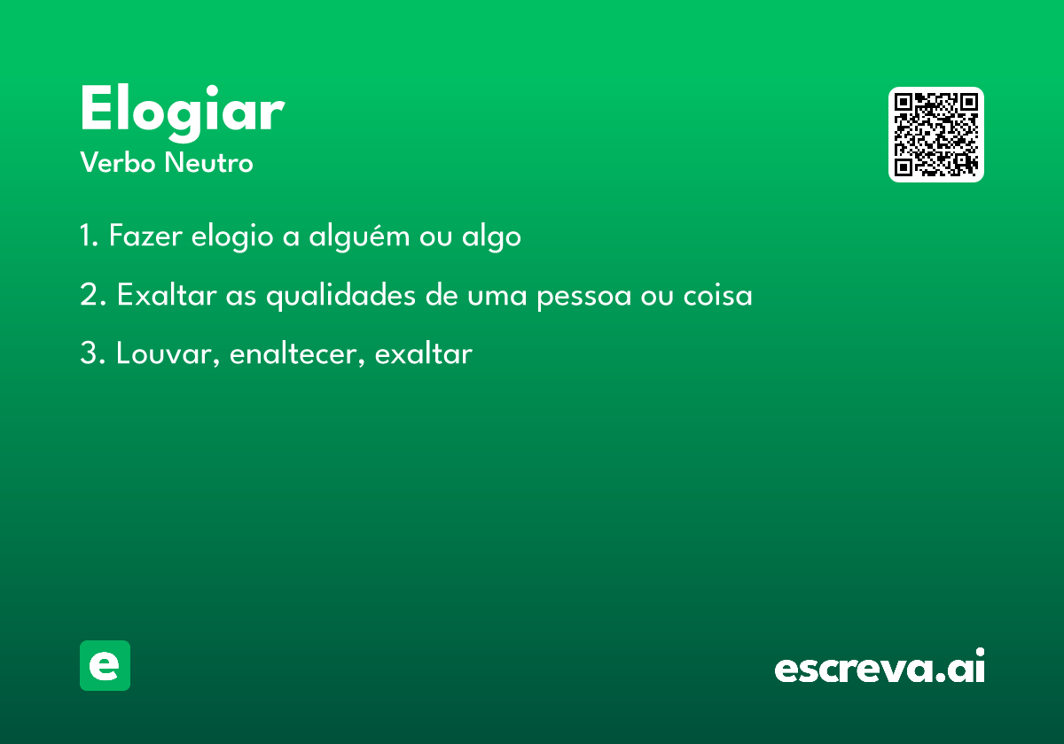 elogiar