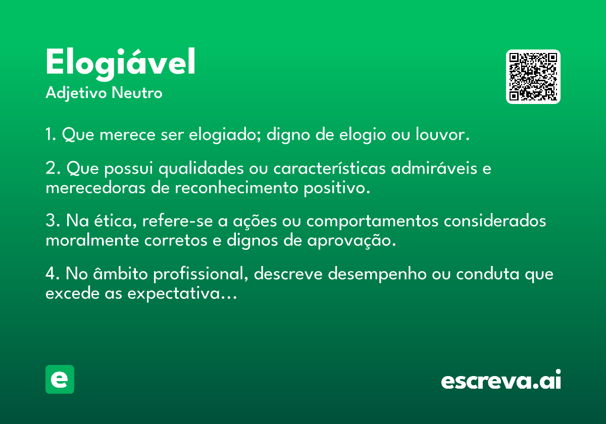 elogiável