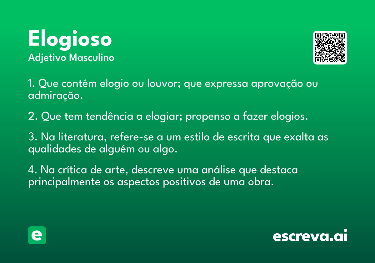 elogioso
