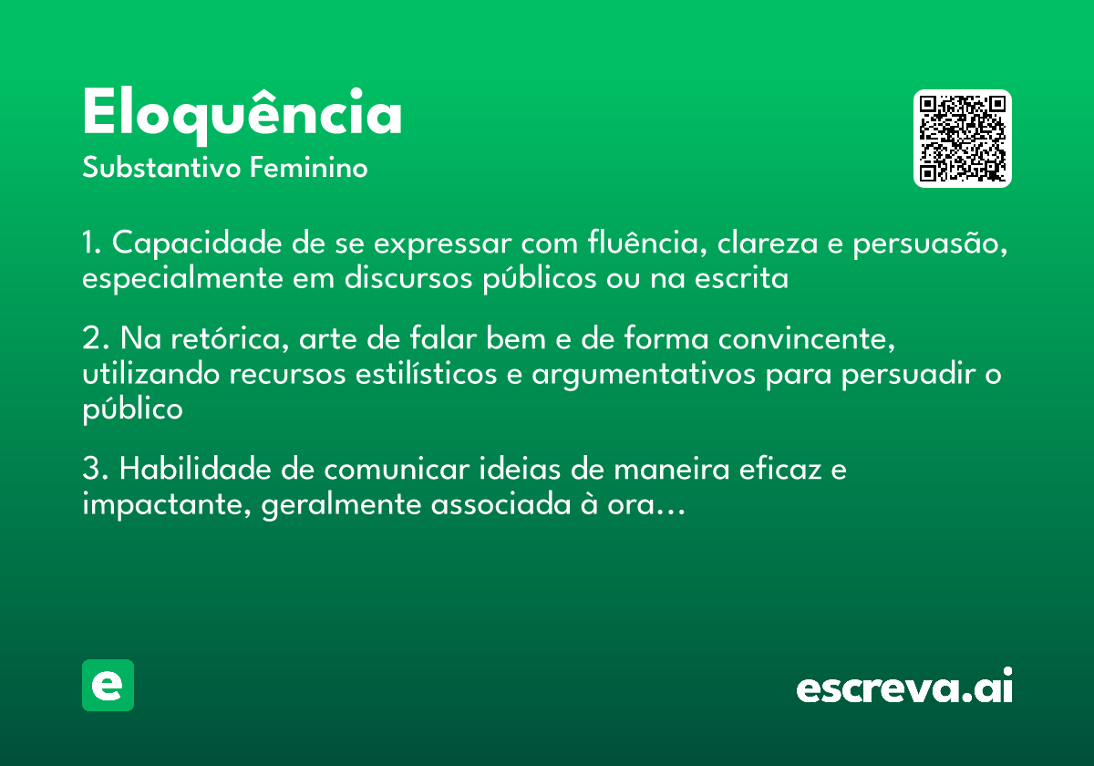 eloquência
