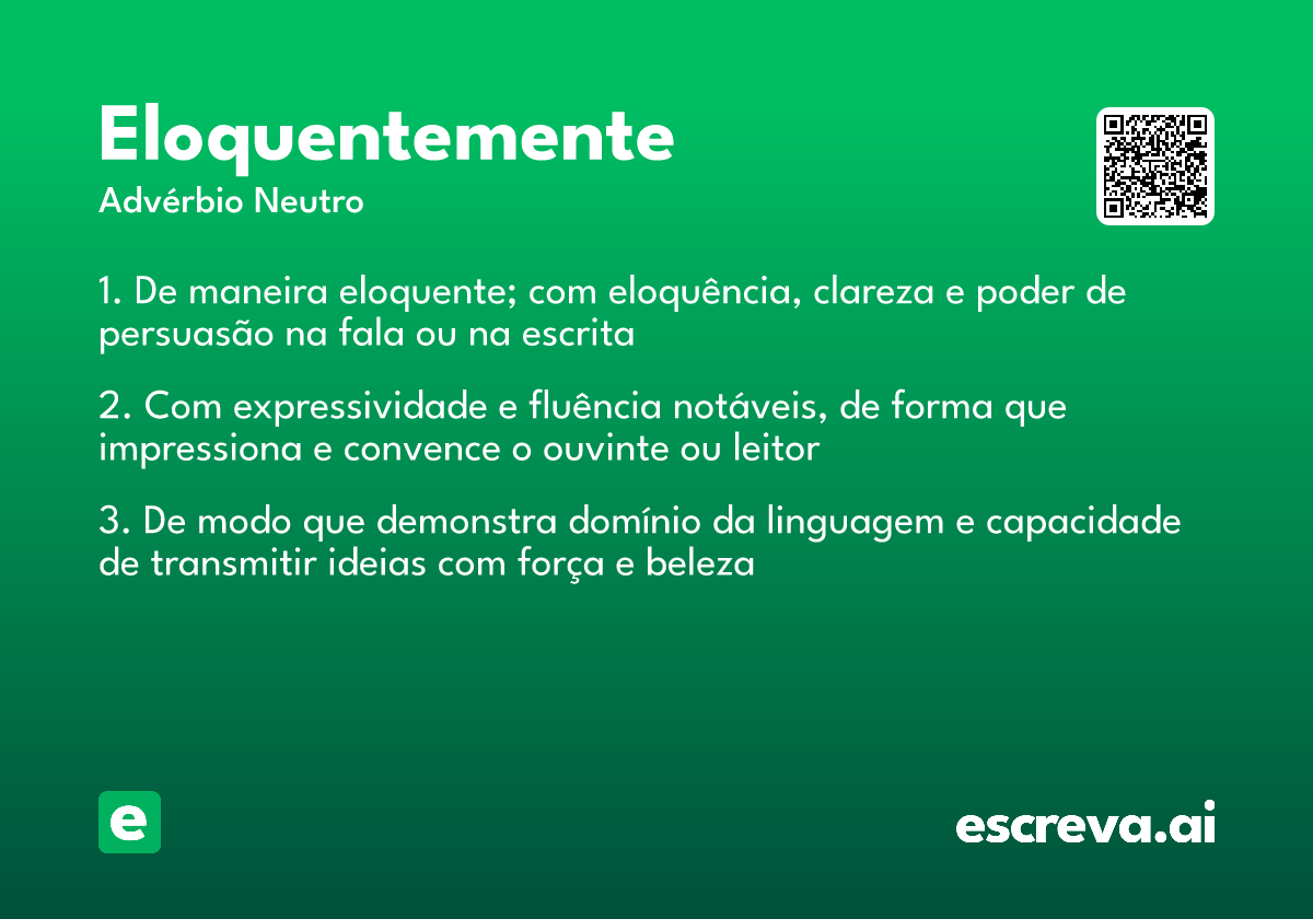 eloquentemente
