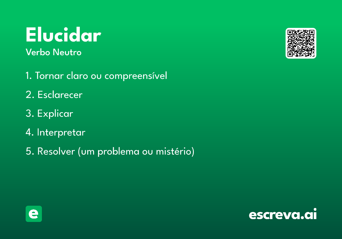 elucidar