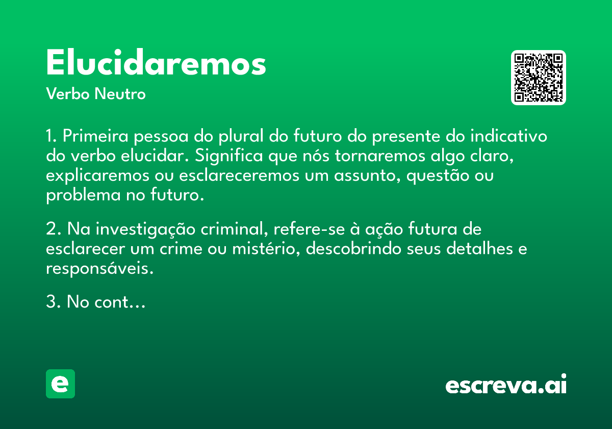 elucidaremos
