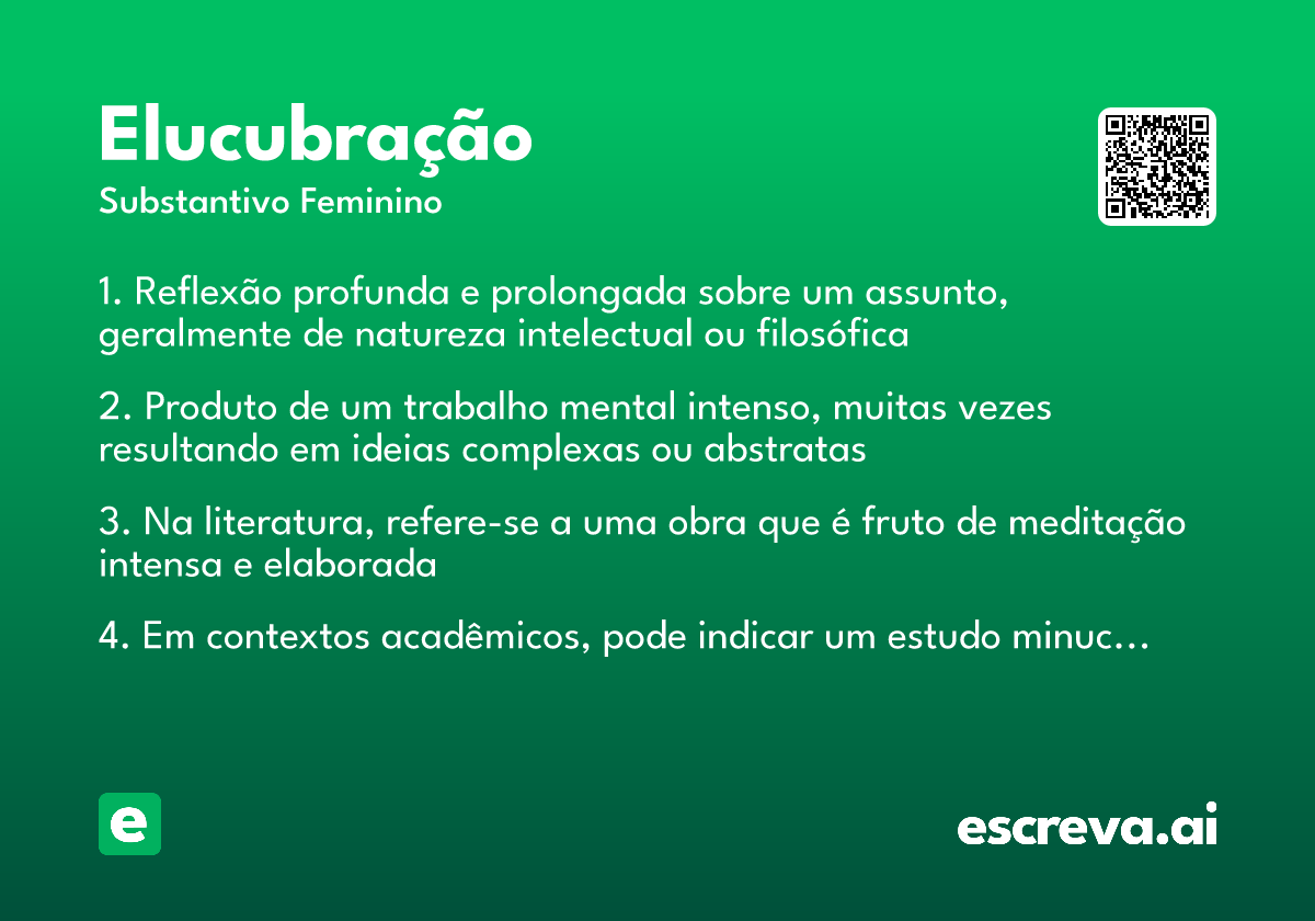 elucubração