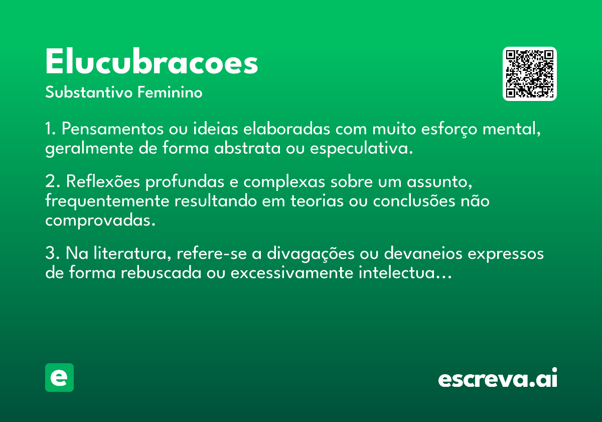 elucubracoes