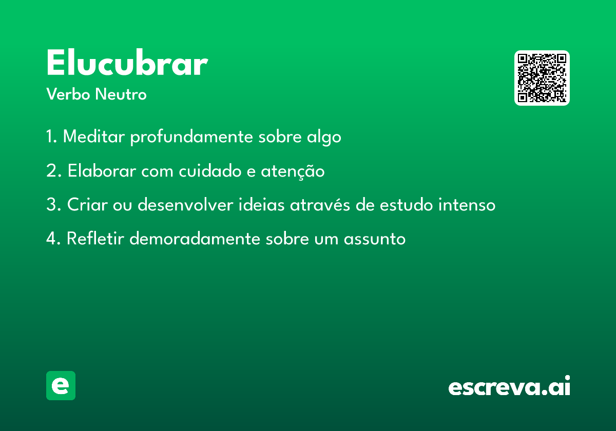 elucubrar