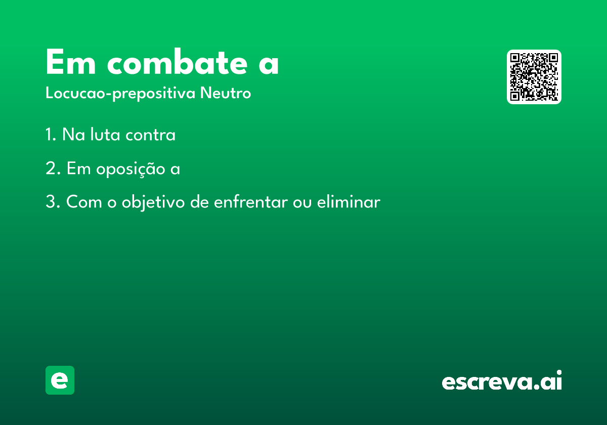 em combate a