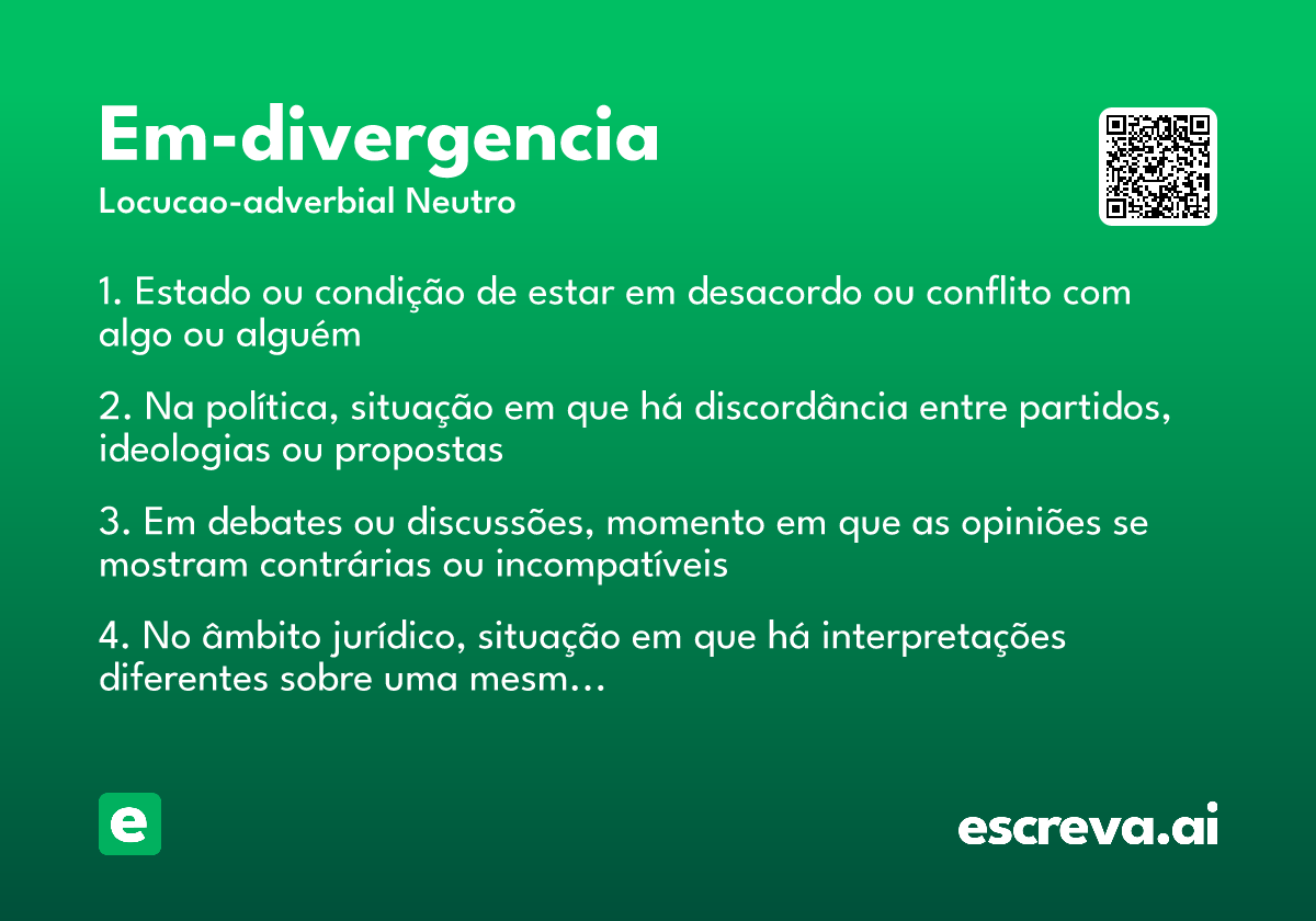 em-divergencia