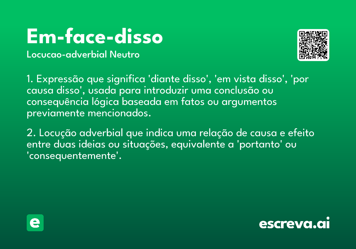 em-face-disso