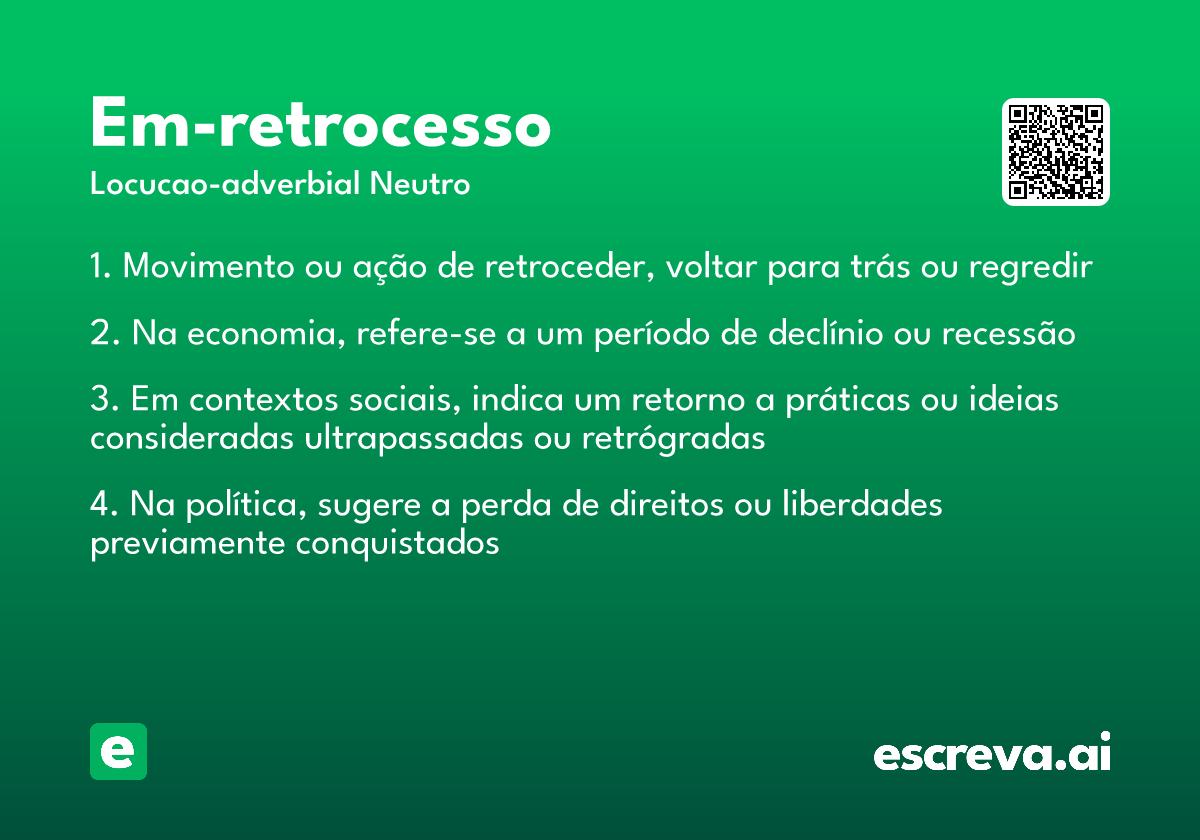 em-retrocesso