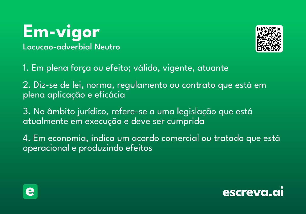 em-vigor