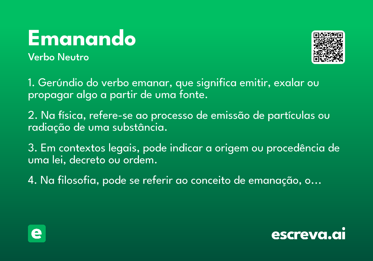 emanando