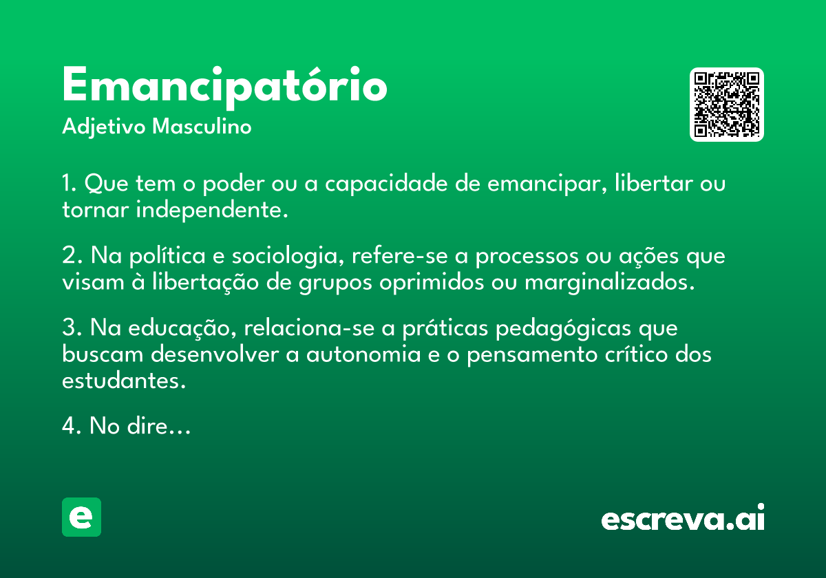 emancipatório