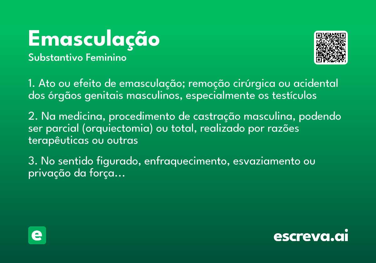 emasculação