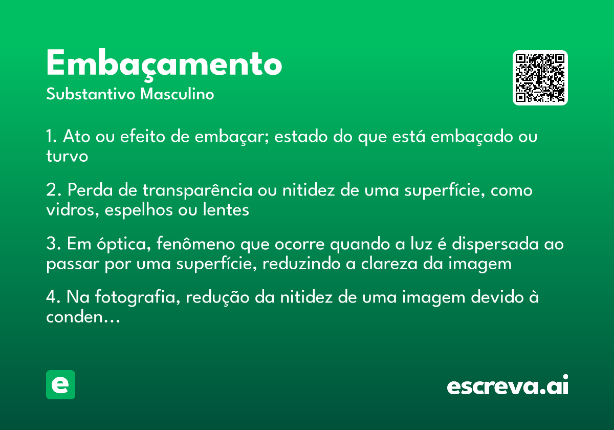 embaçamento