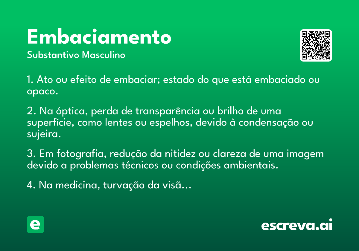 embaciamento