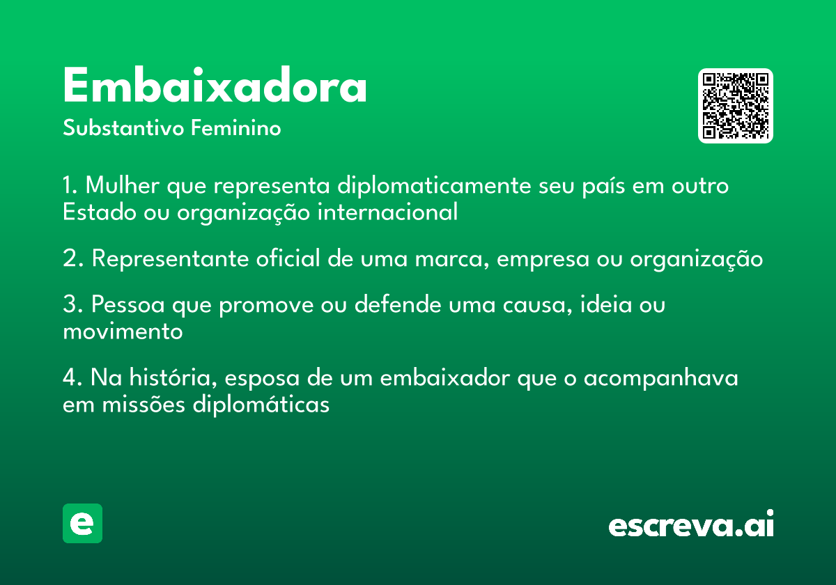 embaixadora