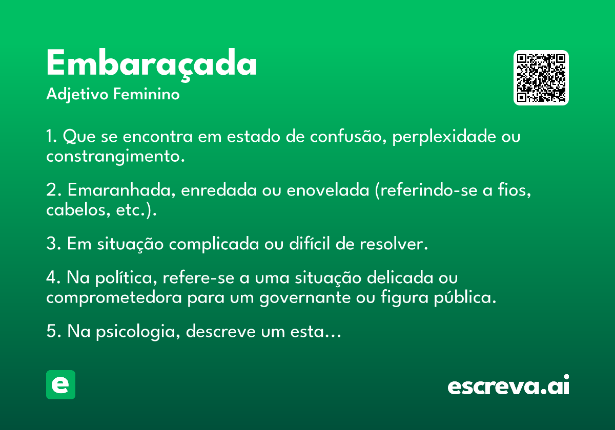 embaraçada