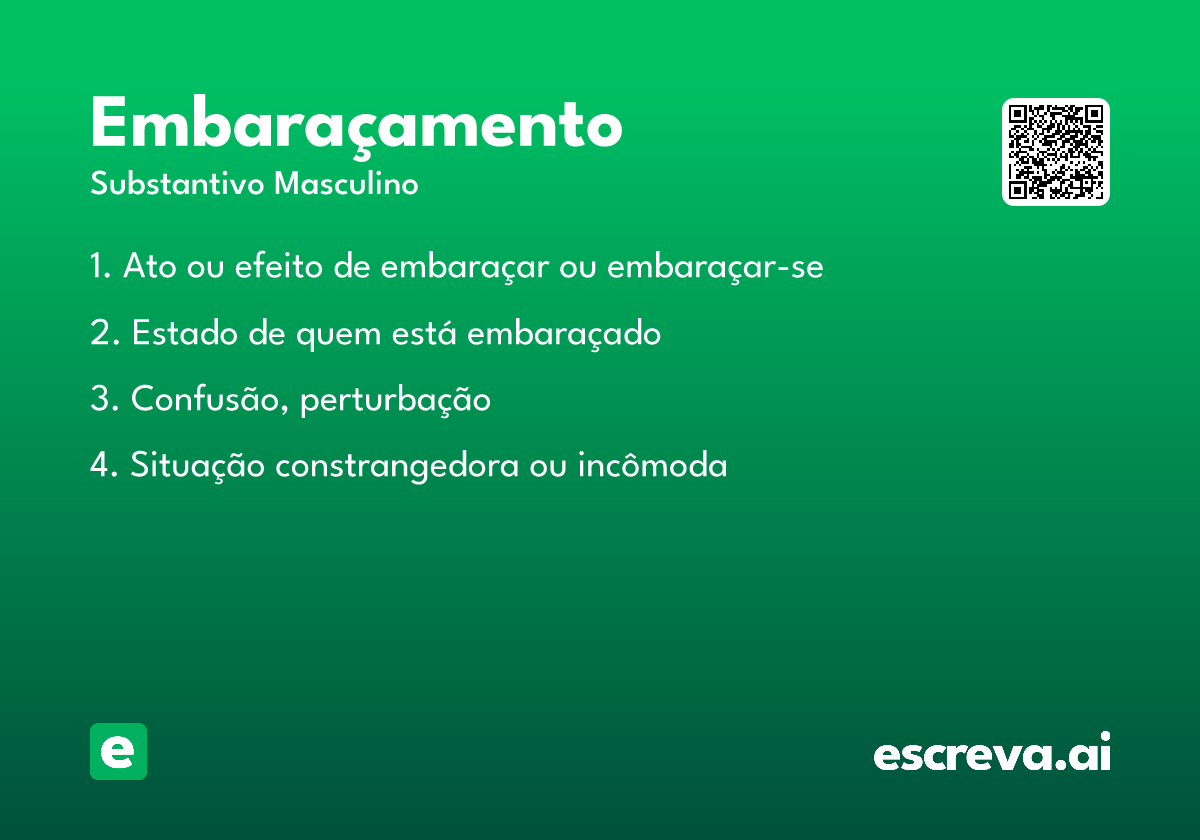 embaraçamento