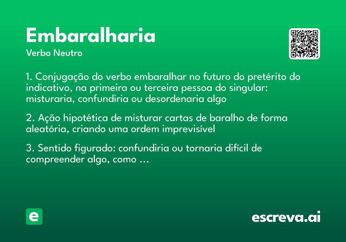 embaralharia