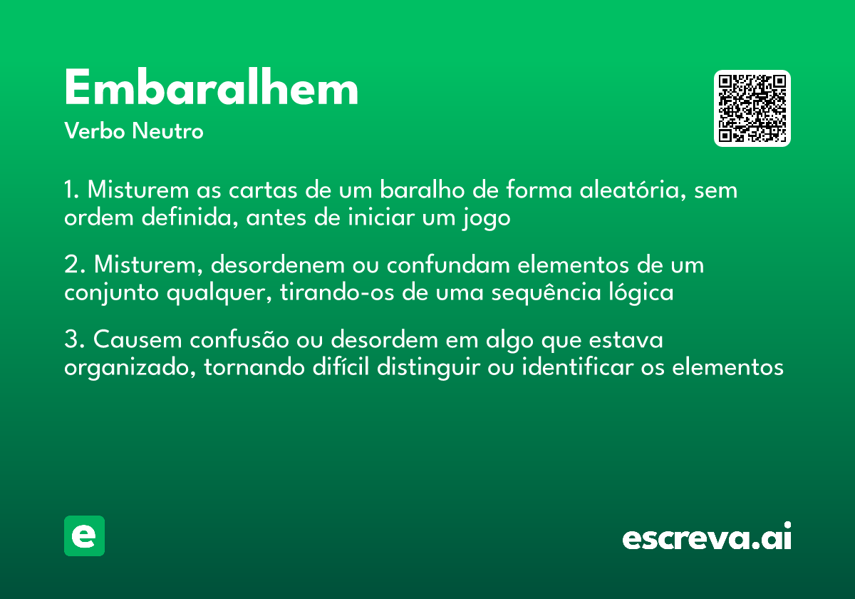 embaralhem