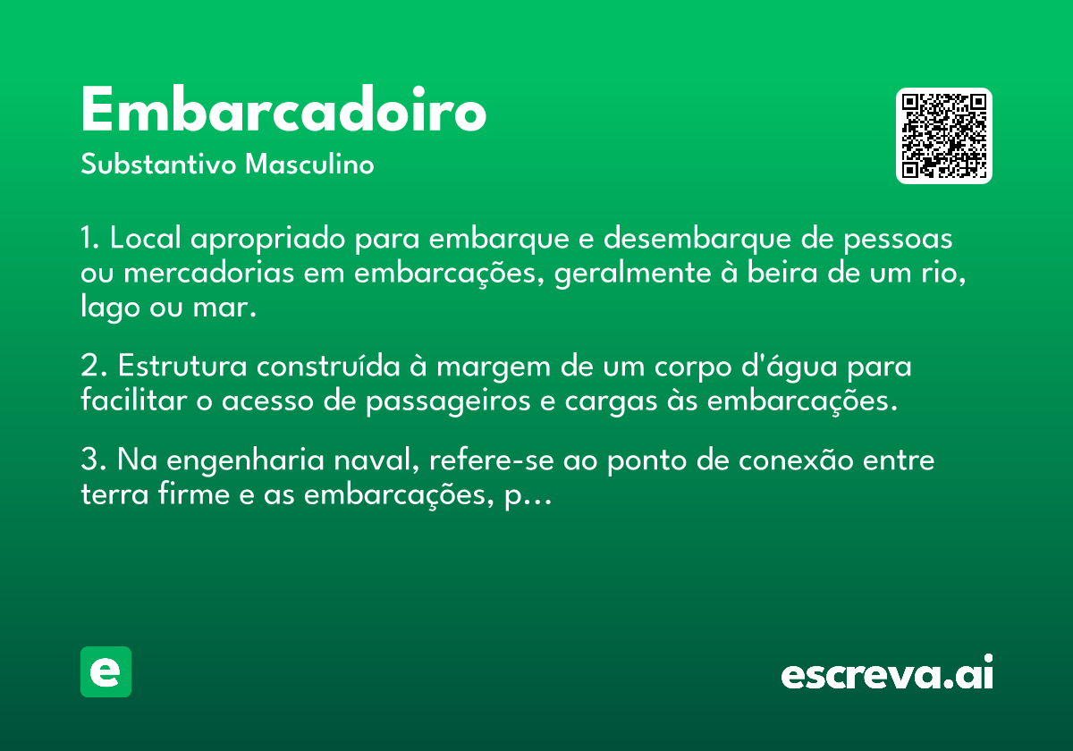 embarcadoiro