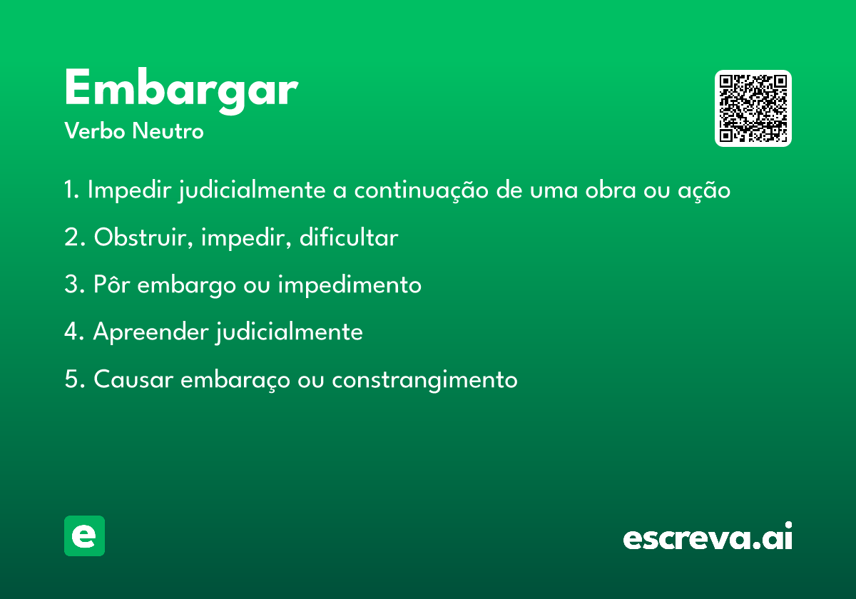 embargar