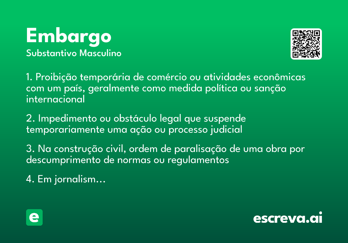 embargo