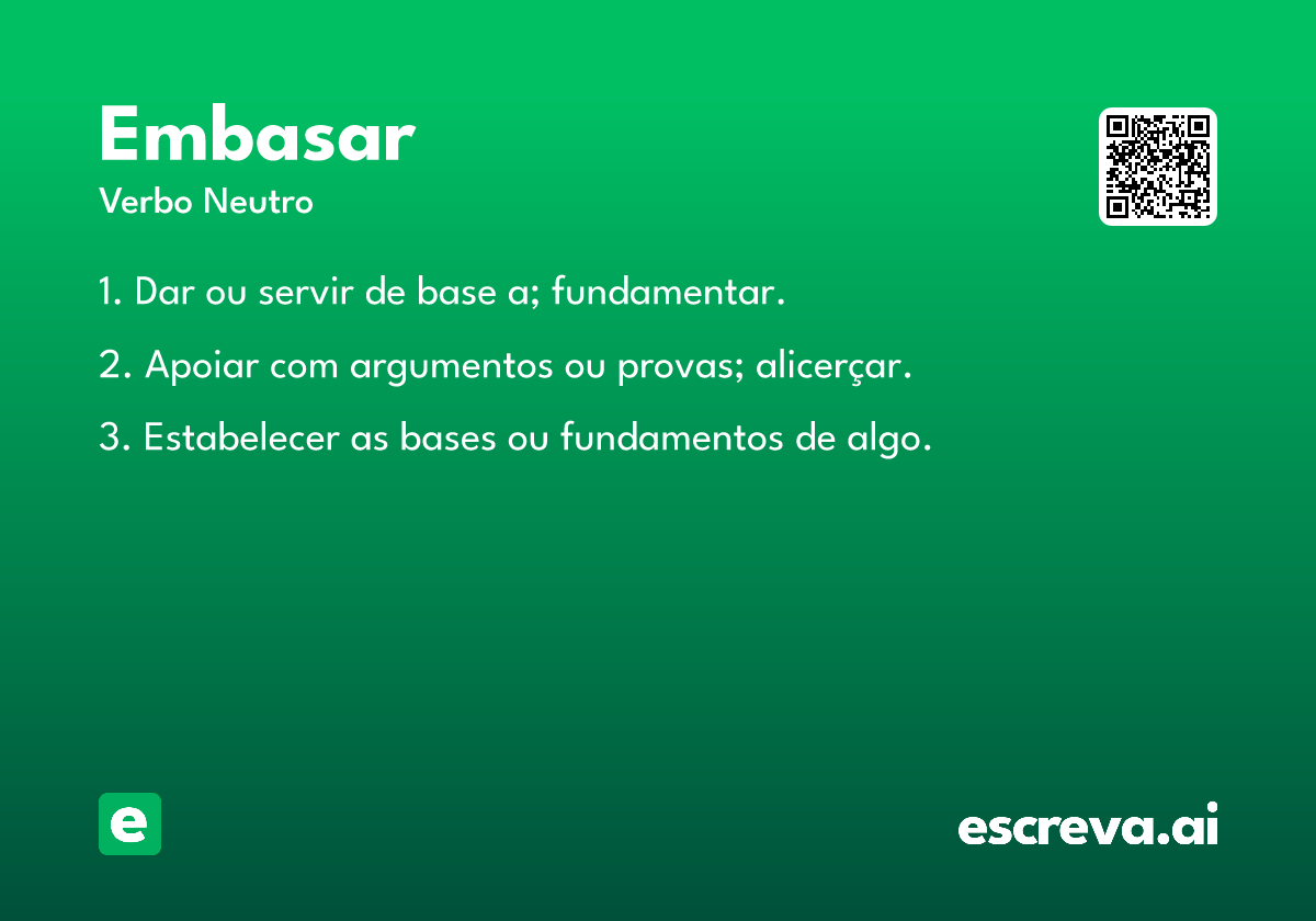 embasar