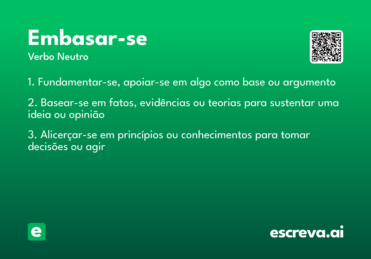 embasar-se