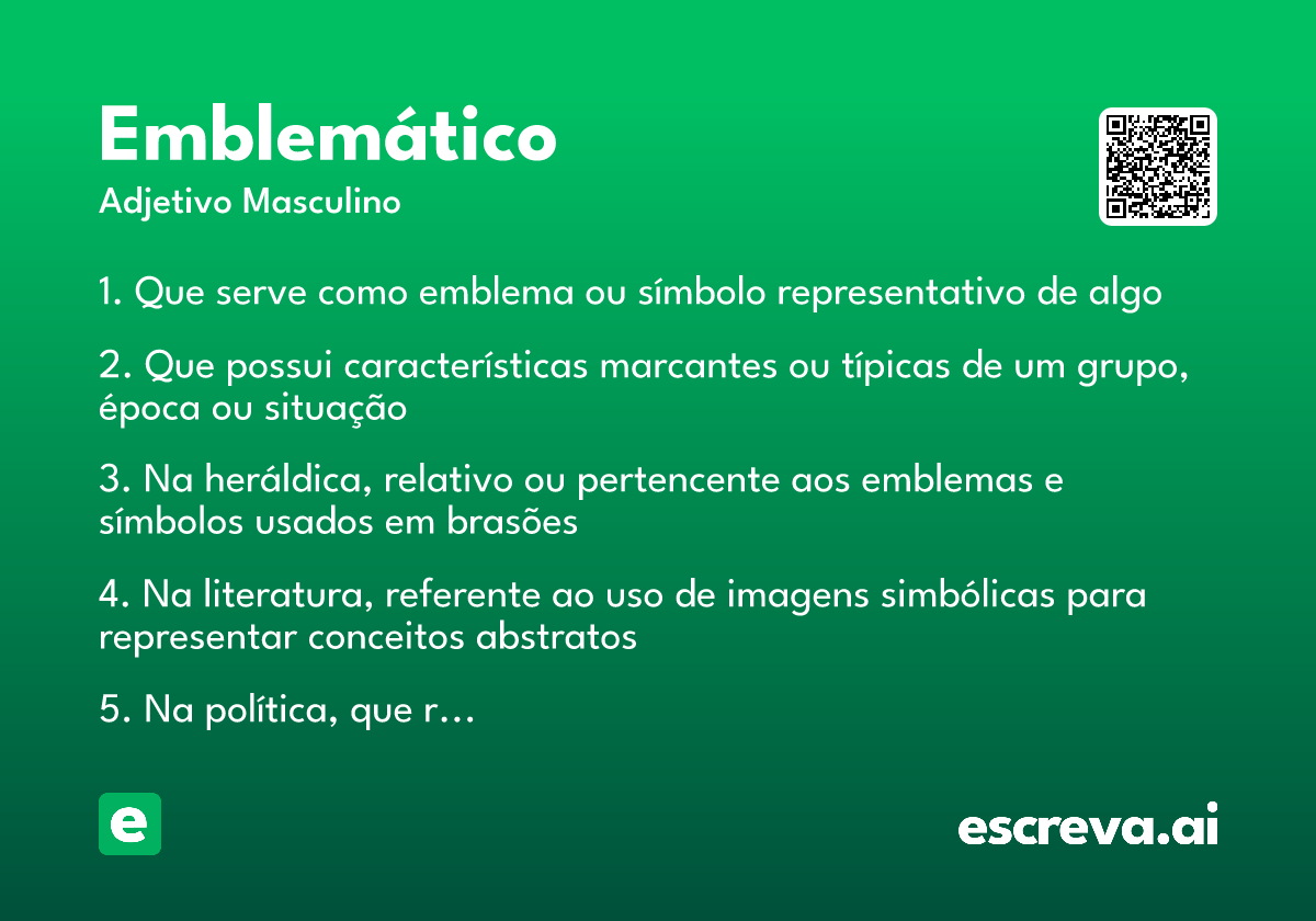 emblemático